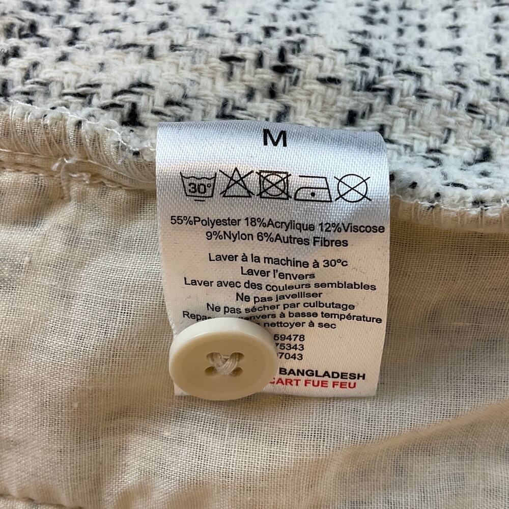 Women's Method Button-Front Jacket, Cream/Black -… - image 6